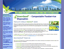 Tablet Screenshot of greengood.com